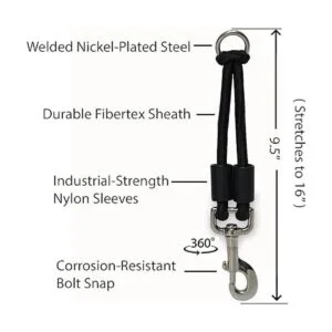 JerkEase Bungee Extensión de correa para perro_4