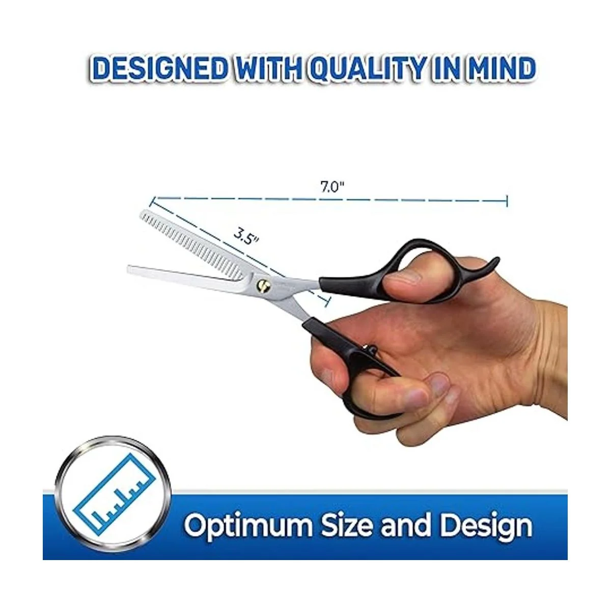 Tijeras dentadas profesionales de entresacar para mascotas