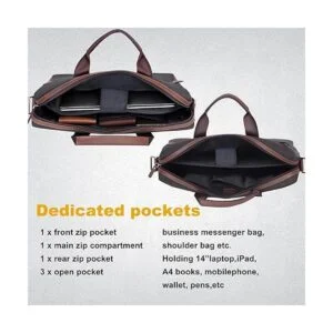 Banuce Maletín de nailon impermeable para hombres de viaje_6