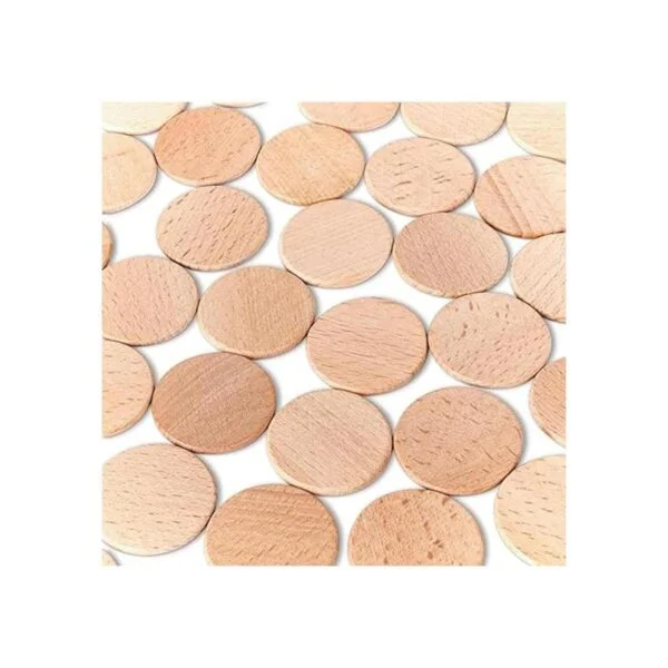 100 recortes redondos de madera de 1 12 pulgada sin