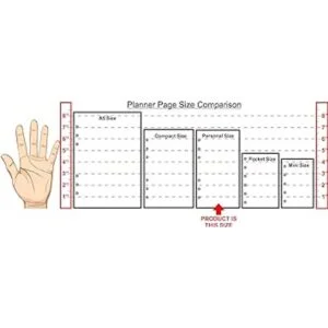 Planificador de tamaño personal tamaño y perforado para_2