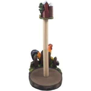 Toallero decorativo de papel de granja con granero en_4