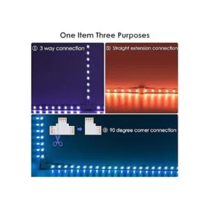 Bifurcador rápido no impermeable con 4 pines y conector de_4