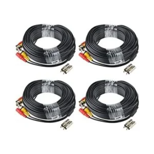 ABLEGRID Paquete de 4 cables de alimentación de video bnc_1