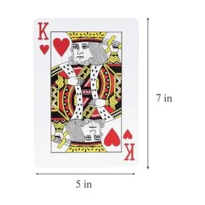 Baraja Jumbo cubierta de tarjetas grandes diversión en_4