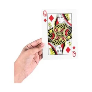 Baraja Jumbo cubierta de tarjetas grandes diversión en_3