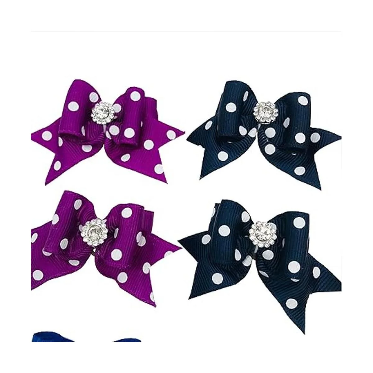 10 lazos para el pelo con bandas de goma para perros