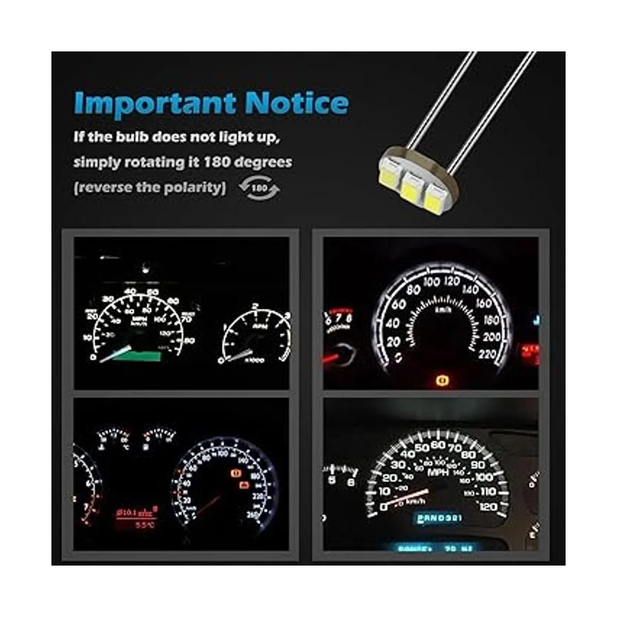 Partsam mini bombillas de 47 mm 12v para autos para_6