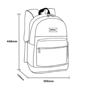 Kinmac Bolso bandolera para laptop de 360 grados_3