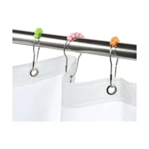 Amazer Anillos de gancho para cortina de ducha