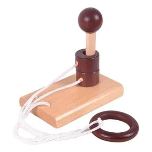 Kingou Juego de 4 de rompecabezas de madera clásica cuerda_6
