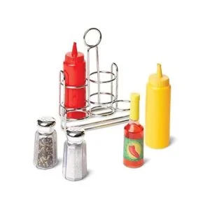 Juego de condimentos de Melissa Doug 6 piezas alimento