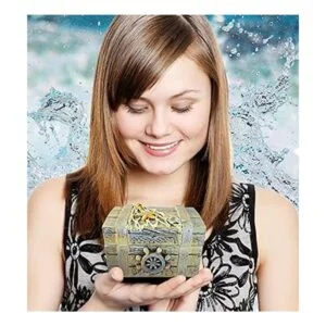 CoTa Global Joyero de madera vintage Baratija náutica_5