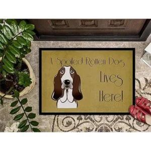 Carolines Treasures BB1491MAT Basset Hound Felpudo de