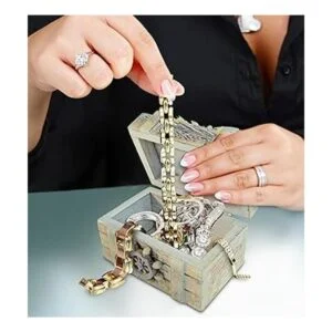 CoTa Global Joyero de madera vintage Baratija náutica_6