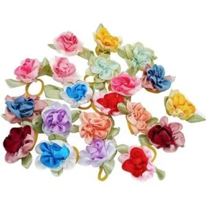 Mascota mostrar flores lazos para mascota Wbandas de