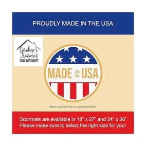 Carolines Treasures BB1491MAT Basset Hound Felpudo de