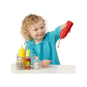 Juego de condimentos de Melissa Doug 6 piezas alimento
