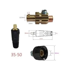 TIG Conector de panel de cable de soldadura DKZ3550 de 315_4