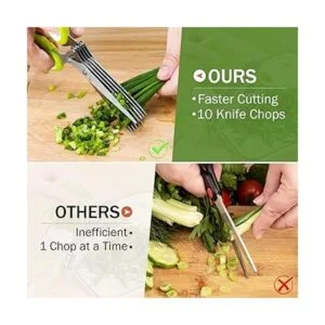 Tijeras para hierbas aromáticas XChef tijeras de cocina_3