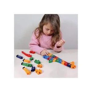 TOWO Rompecabezas de bloques de alfabeto de jirafa de_2