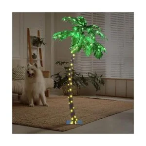 Lightshare Palmera iluminada artificial de 5 pies 56_2