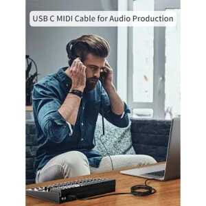 Cable de impresora USB B a USB C de 6.6 pies cable de_3