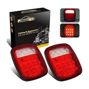 Partsam 2 luces universales de 16 luces LED de parada_1