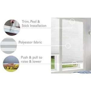 Easy Lift TrimatHome Persiana de tela de filtrado de luz_2