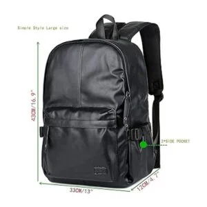 BAOSHA BP08 Bolsa unisex de piel sintética para