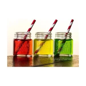 Hayley Cherie Frascos de vidrio pequeños con tapa_6