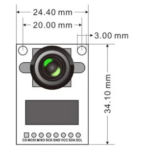 Arducam Protector de cámara mini módulo con lente OV2640_5