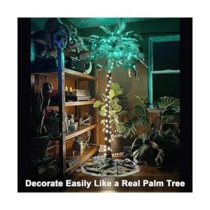 Lightshare Palmera iluminada artificial de 5 pies 56_6