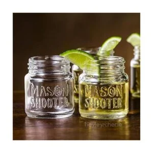 Hayley Cherie Frascos de vidrio pequeños con tapa_2