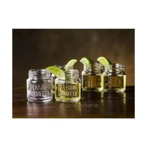 Hayley Cherie Frascos de vidrio pequeños con tapa_5