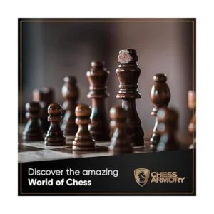 Juego de ajedrez de madera Chess Armory de 15 in con_5
