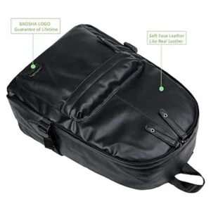 BAOSHA BP08 Bolsa unisex de piel sintética para