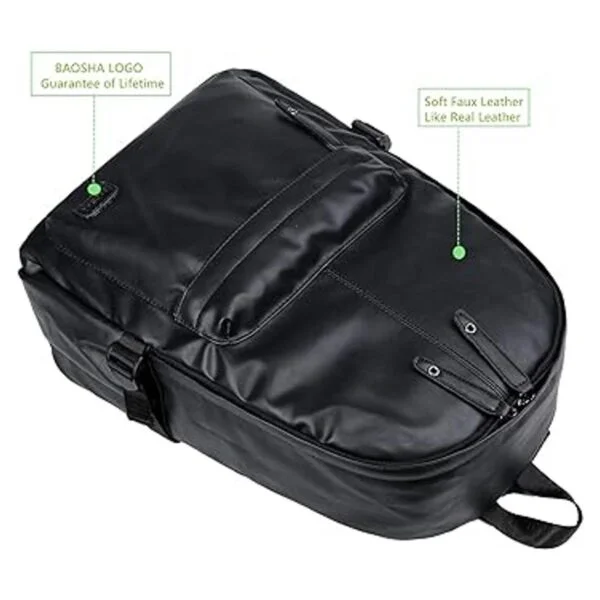 BAOSHA BP08 Bolsa unisex de piel sintética para