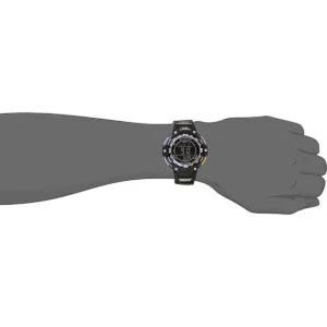 Reloj negro de cuarzo con pantalla analógica y digital_2