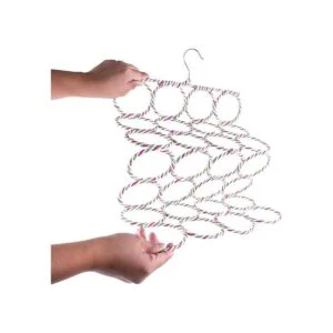 Colgador plegable de 28 ranuras en forma de anillo para