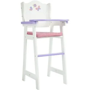 Olivias Little World Trona alta de madera para muñeca de_1