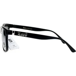 Locs Mirrored Lens Gangster Gafas de sol rectangulares de_4