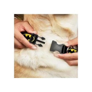 Collar de clip de plástico con hebilla Batman Shield_2