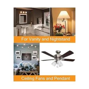 J.LUMI Bombilla LED A15 bombillas de 5 W bombillas