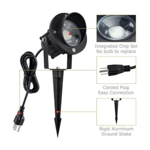 J.LUMI GBS9809 Focos LED para exteriores con estaca 9 W_2