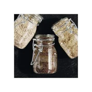 Super Z Outlet Tarro cuadrado de vidrio de 3 14_4