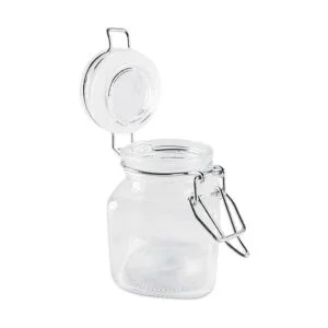 Super Z Outlet Tarro cuadrado de vidrio de 3 14_3