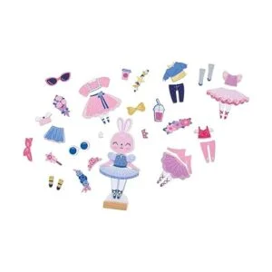 Stephen Joseph Muñeca de vestir magnética conejo y ratón_4