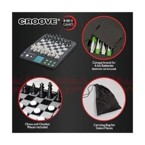 Tablero electrónico Croove de ajedrez y damas._5