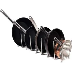 Soporte de placa para ollas y tapas para la cocina de